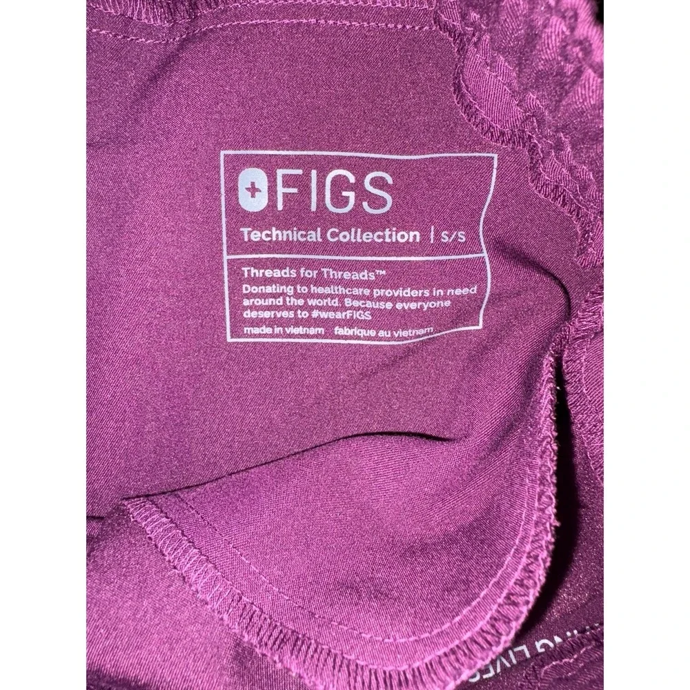 FIGS TANSEN JOGGERS PURPLE JAM SMALL - Picture 4 of 9